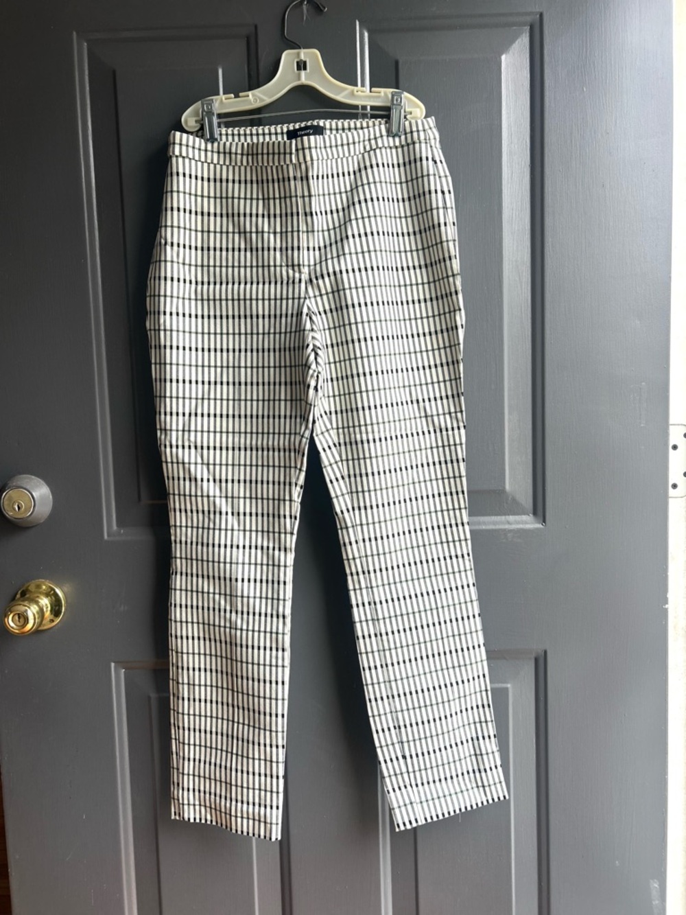 Theory the classic skinny trouser, ankle hem 0